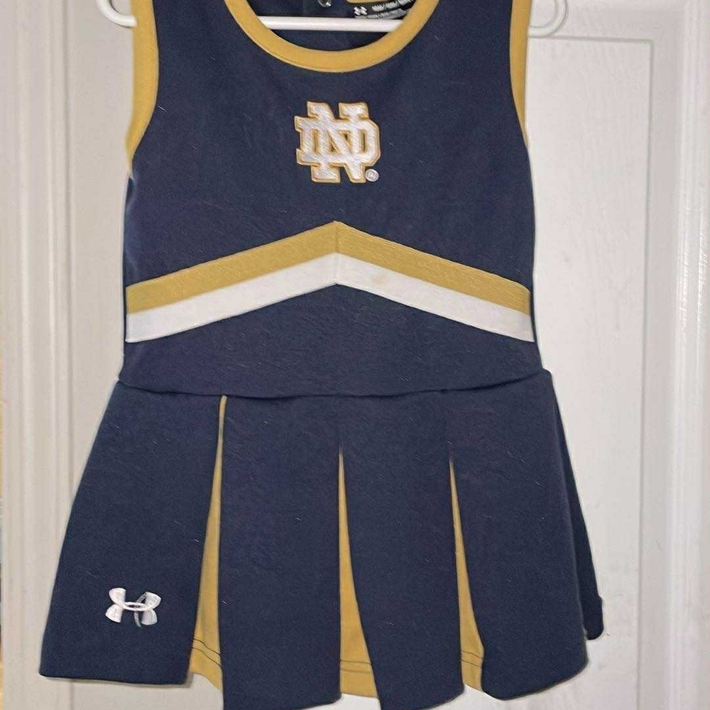Under Armour Navy and Gold Cheer Dress - Picture 2 of 2